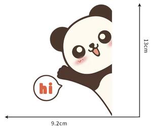 PIPPER | Naklejka na włącznik "Panda" 9x13 cm