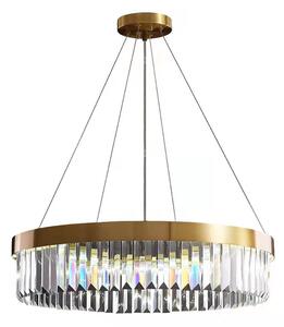 Kryształowa lampa wisząca CGLUXIT60 LED 38W glamour złota