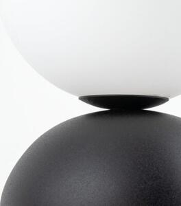 Lampka nocna dziecięca TK Lighting MIKI Black 16044 – czarno-biała, stal lakierowana, G9 6W, 21 cm