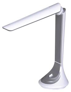 Srebrno-biała lampka LED na biurko - S267-Rompex