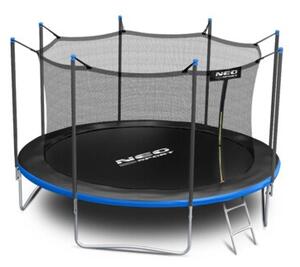 Trampolina ogrodowa 404cm 13ft drabinka siatka wew. Neo-Sport