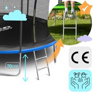 Trampolina ogrodowa 404cm 13ft drabinka siatka wew. Neo-Sport