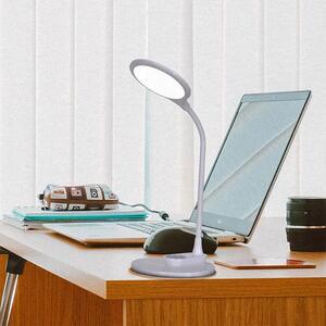 Biała lampka biurowa dotykowa kinkiet LED - S268-Power