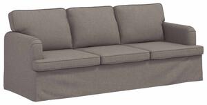Modularna kanapa ciemnoszara z ergonomicznym designem do salonu i sypialni