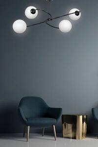 Czarna loftowa lampa sufitowa - D100-Modest