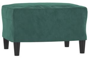 Sofa 3-osobowa z podnÃ³Å¼kiem, ciemnozielony, 180 cm, aksamit