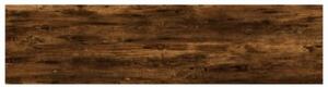 Półki ścienne, 4 szt., przydymiony dąb, 40x10x1,5 cm