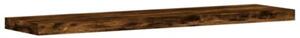 Półki ścienne, 4 szt., przydymiony dąb, 40x10x1,5 cm