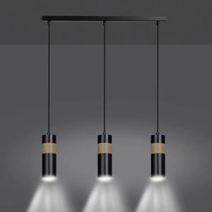Czarna nowoczesna lampa wisząca - D103-Grande