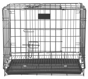 Klatka Składana NUXIE 70CM Dla Psa Kota Królika Metalowa z Tacą Wybieg Kojec L