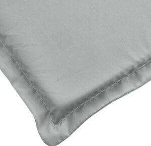Poduszki na krzesła z niskim oparciem, 6 szt, jasnoszary melanż