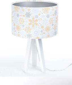 Welurowa lampa stołowa świąteczna trójnóg - S290-Dafne