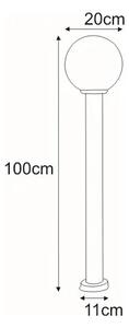Nowoczesna lampa stojąca ogrodowa kula - S274 F9-Z63