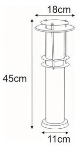 Niska ogrodowa lampa stojąca - S279-Dertos