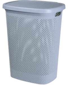 Kosz na pranie, 60 l, szary