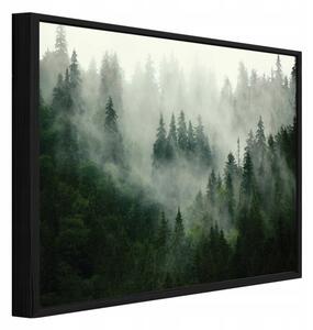 Obraz W Ramie Na Płótnie Las Zielony Do Sypialni Salonu 60x40