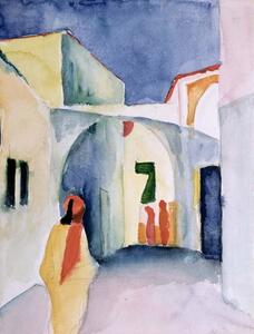 Reprodukcja A Glance Down an Alley, August Macke