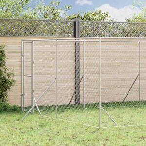 Kojec zewnętrzny dla psa, 4x12x2 m, stal galwanizowana