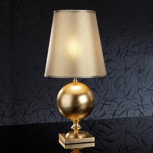 Schuller Valencia Złota lampa stołowa Terra o wysokości 60 cm