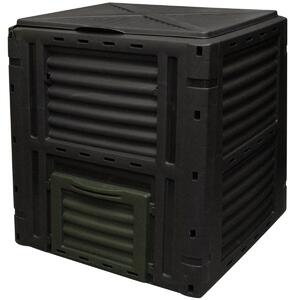 Kompostownik, 450 l, czarny, 80 x 80 x 81 cm