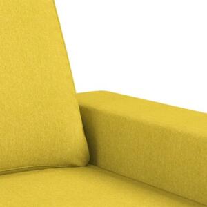 Sofa 3-osobowa z podnÃ³Å¼kiem, jasnoÅ¼Ã³Åty, 180 cm, tkaninÄ