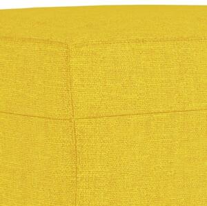 Sofa 3-osobowa z podnÃ³Å¼kiem, jasnoÅ¼Ã³Åty, 180 cm, tkaninÄ