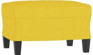 Sofa 3-osobowa z podnÃ³Å¼kiem, jasnoÅ¼Ã³Åty, 180 cm, tkaninÄ