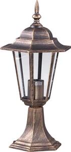 Czarno-złota niska lampa zewnętrzna klasyczna - S329-Relva