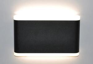 Czarny nowoczesny kinkiet zewnętrzny LED - S333-Cardi