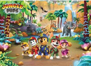 Fototapeta dla dzieci Paw Patrol Jungle Pups 252 x182 cm, 4 części