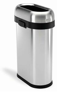 Simplehuman Kosz na śmieci do pomieszczeńkomercyjnych 50 l, stal nierdzewna