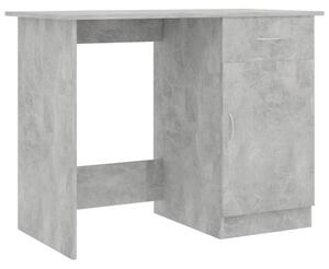 Biurko, szarość betonu, 100x50x76 cm, materiał drewnopochodny