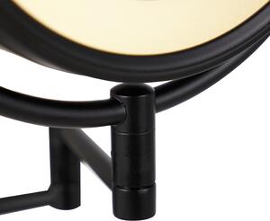Designerskie lustro łazienkowe czarne regulowane LED IP44 ze sznurkiem - Vicino Oswietlenie wewnetrzne
