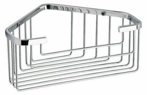 GEDY 2483 Inteligentna półka narożna pod prysznic,20 x 8 x 15,1 cm, srebrna