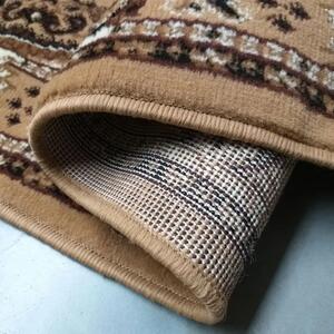 Brązowy dywan w stylu retro - Malkin