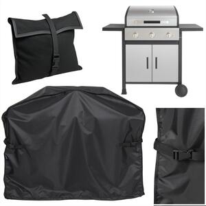 Pokrowiec Ochronny na Grill Gazowy Wodoodporny UV Ogrodowy 126x52x101 Pasy