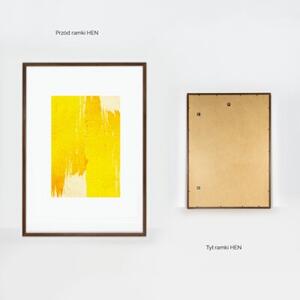 Brązowa ramka na zdjęcia w rozmiarze 70x100 cm FRAMAI®