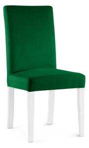 Krzesło WILLIAM zielony/ noga biała/ KR19