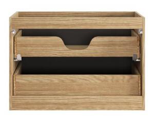 Szafka pod umywalkę OCEAN BLACK 82-80-2S 80cm dąb olejowany/