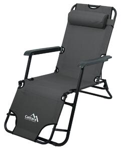 Cattara 13513 Leżak składany Comfort, antracyt, 155 x 61 cm