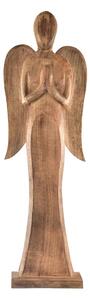 InDecor Anioł z drewna mango, 23 x 7 x 78 cm, 78 cm