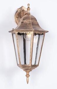 Czarno-złota lampa ścienna na dom - S354-Tirma