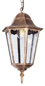 Złota lampa wisząca zewnętrzna na taras - S353-Tirma