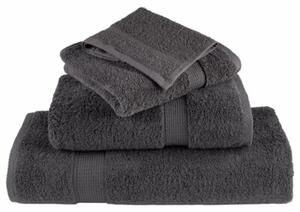 Ręczniki premium, solund, 25 szt., antracytowe, 80x200 cm, 600 g/m²