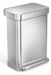 Simplehuman Pojemnik na pedały 55 l, srebrny