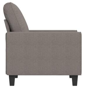 Fotel, taupe, 60 cm, obity tkaninÄ