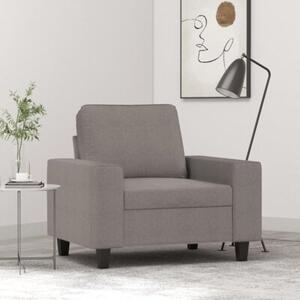 Fotel, taupe, 60 cm, obity tkaninÄ