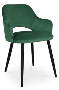 Krzesło MARCY / zielony / noga czarna / MG25