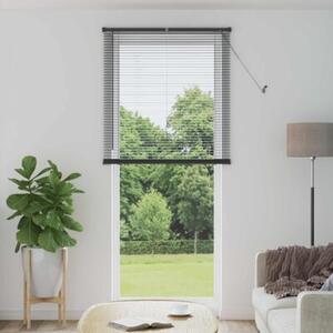 Żaluzja wenecka pvc srebrnoszara 213 x 70 cm z drążkiem obrotowym i klipsem bezpieczeństwa