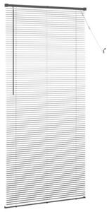 Żaluzja wenecka pvc srebrnoszara 213 x 70 cm z drążkiem obrotowym i klipsem bezpieczeństwa